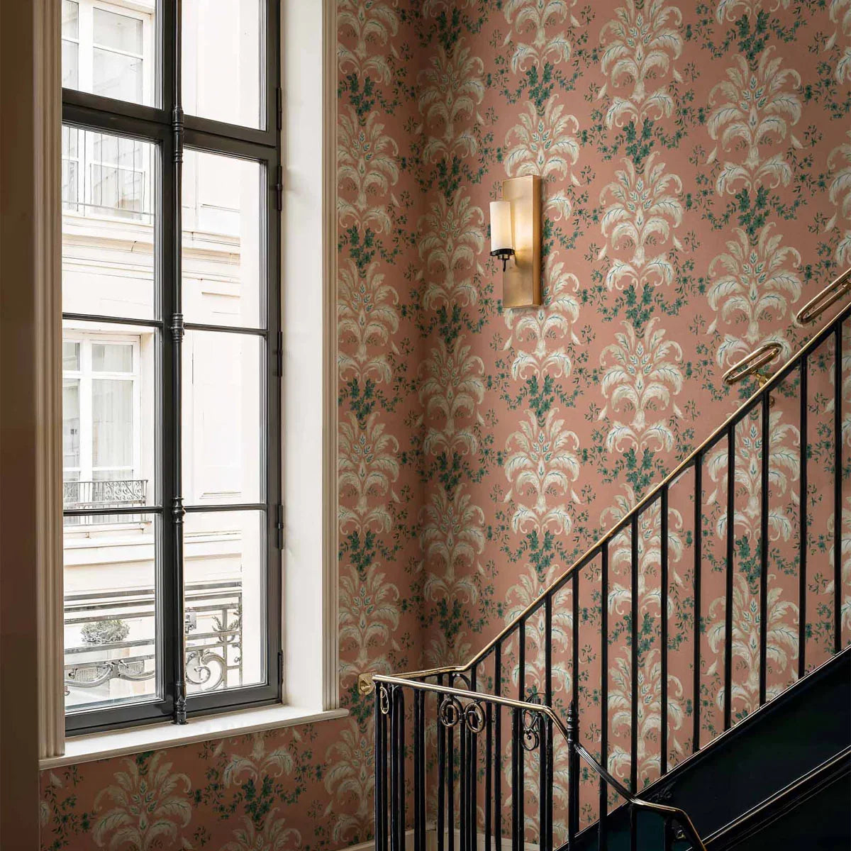 French Damask Wallpaper - Coordonne