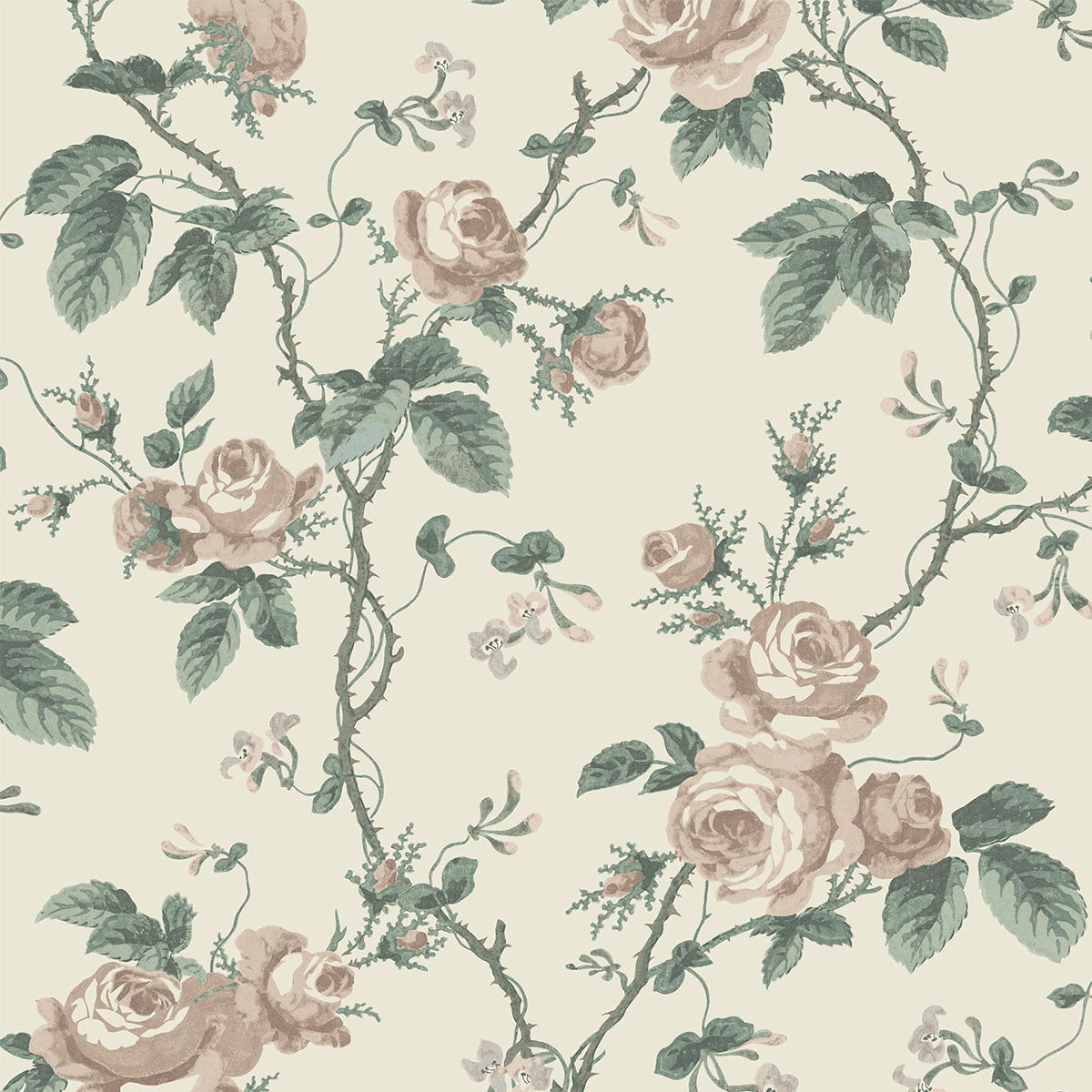 French Roses Wallpaper - Borastapeter