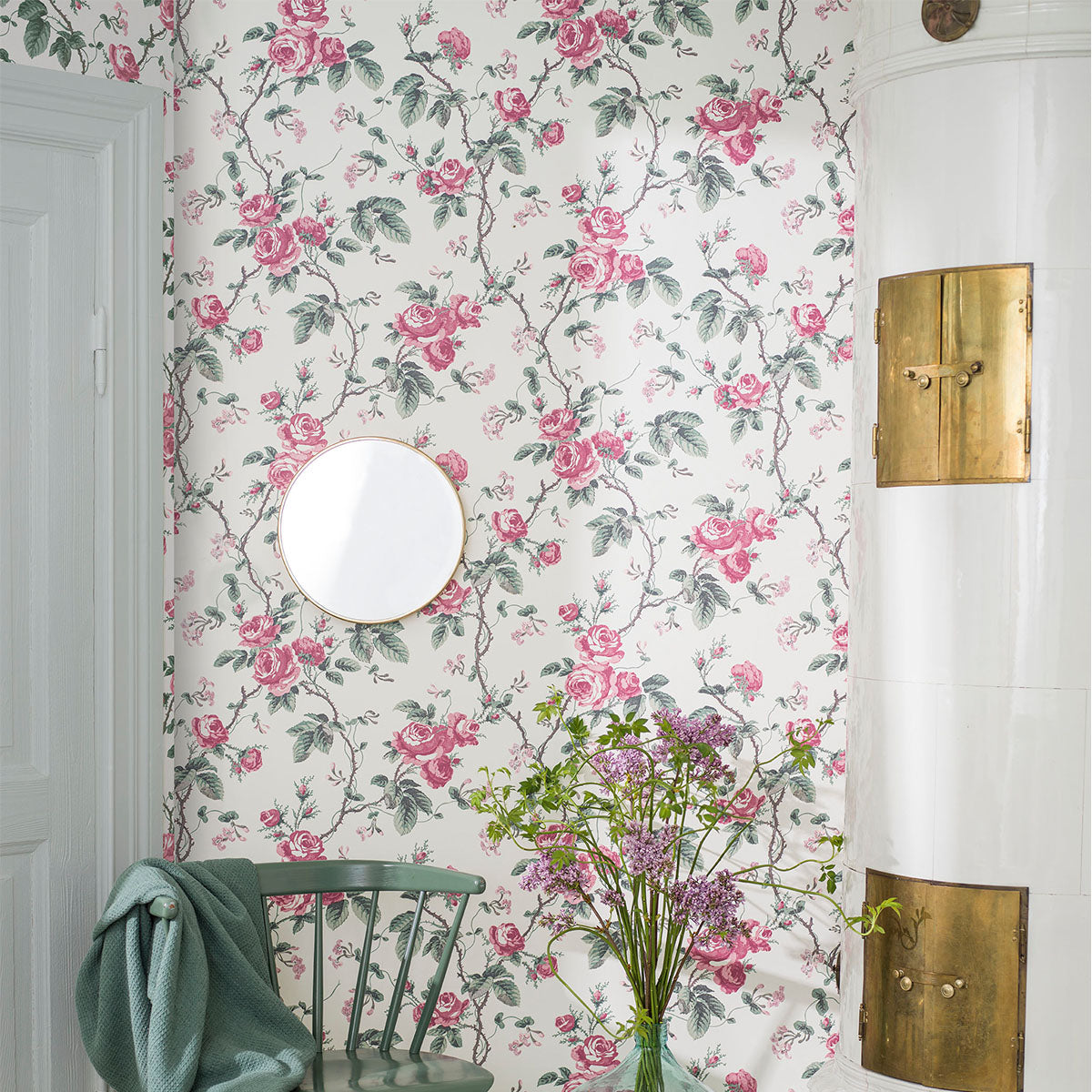 French Roses Wallpaper - Borastapeter