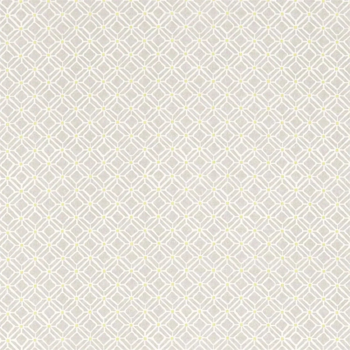 Fretwork Silver/Linden Fabric - Sanderson