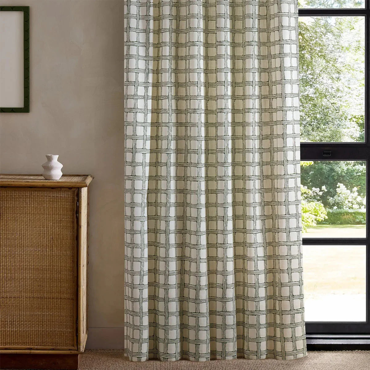 Fretwork Print Fabric - Scion
