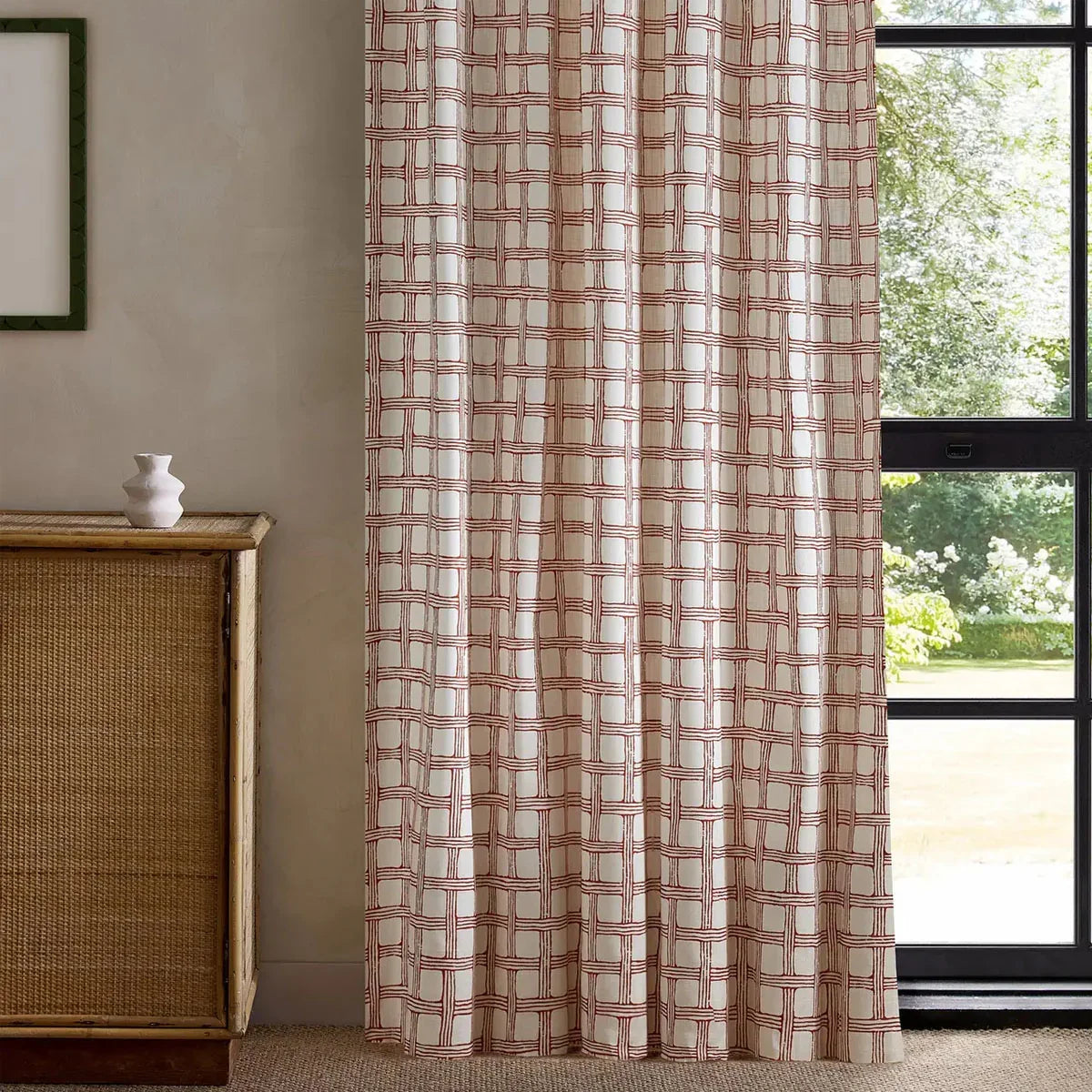 Fretwork Print Fabric - Scion