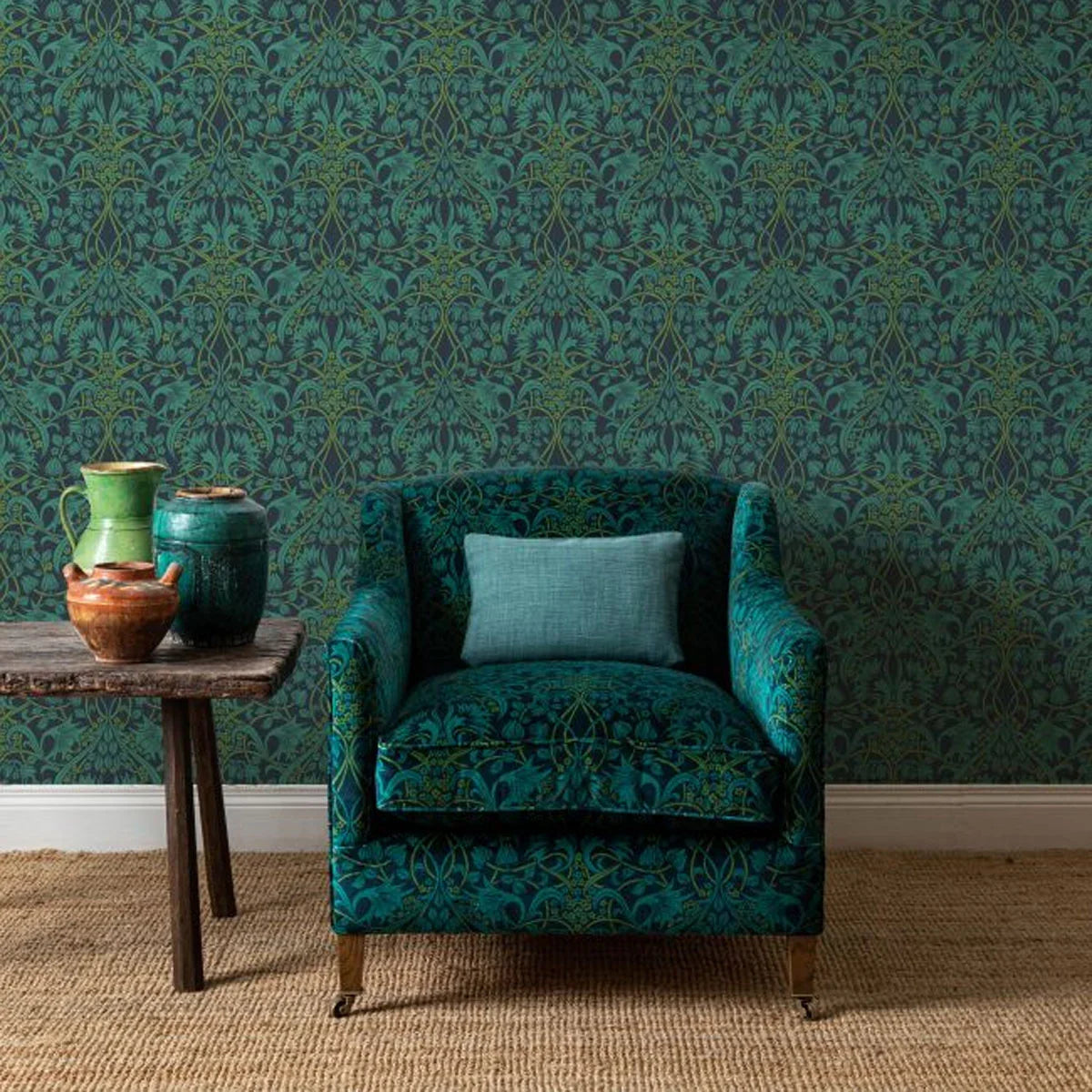 Fritillerie Velvet Fabric - GP&J Baker