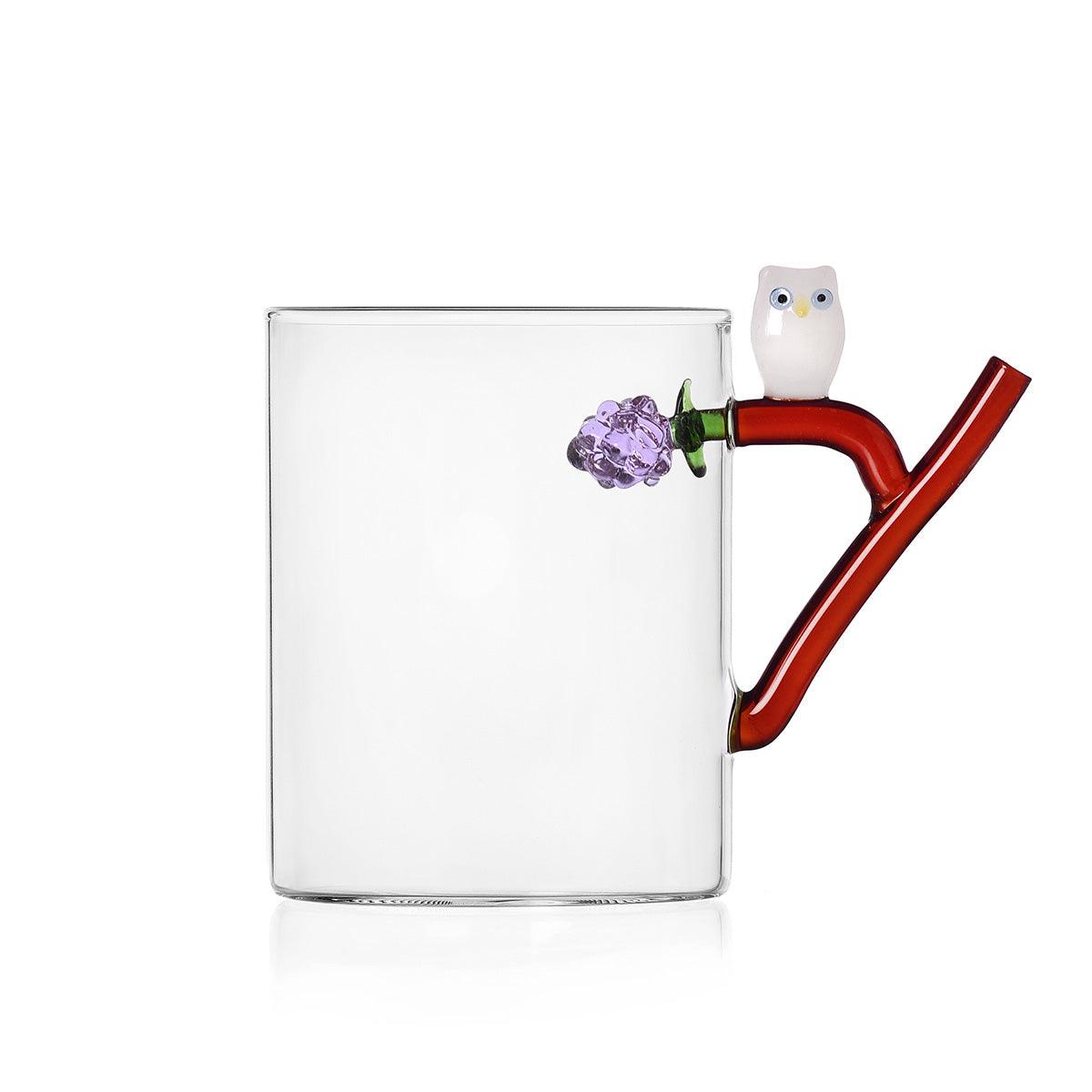 Fruit &amp; Flowers Glass Mug - Ichendorf