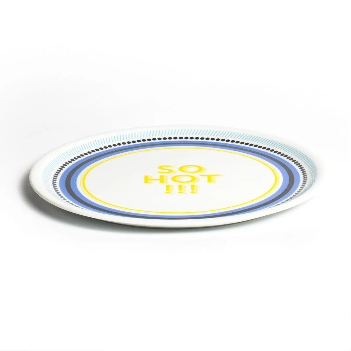 Assiettes à Pizza BITOSSI HOME 'So Hot' - Porcelaine Résistante Ø32cm