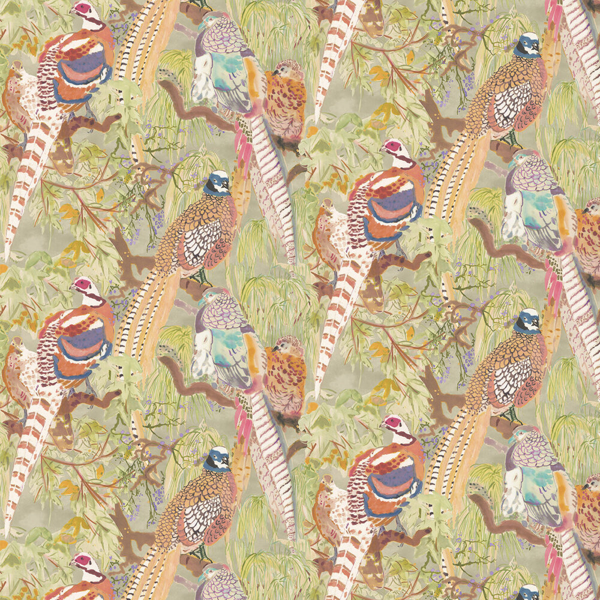 Mulberry Home &#39;Game Birds - Multi&#39; Wallpaper