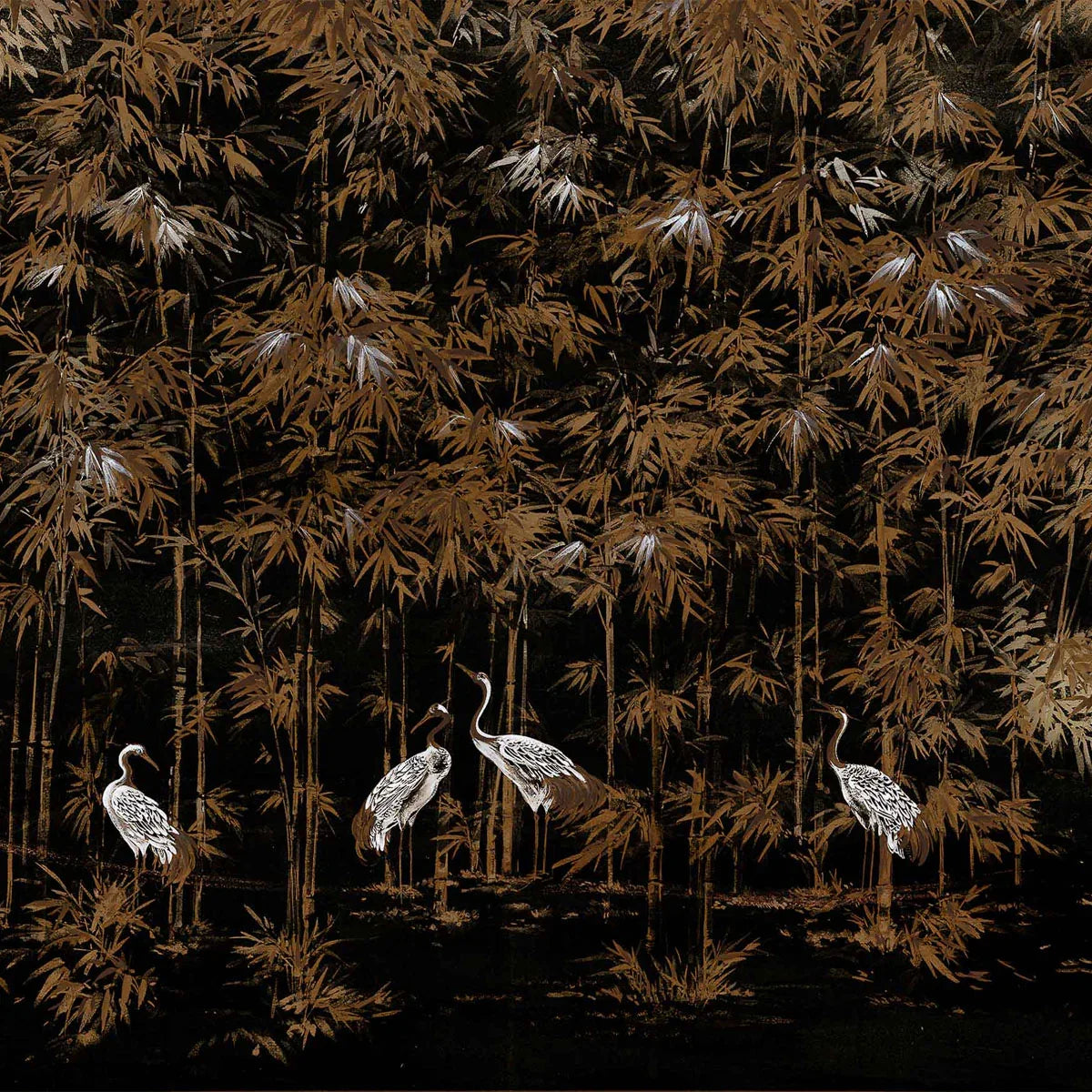 Garzas Mural Wallpaper - Coordonne