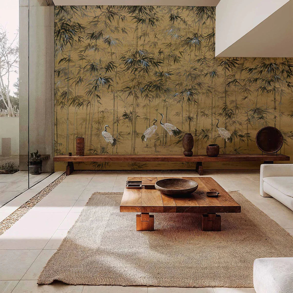 Garzas Mural Wallpaper - Coordonne