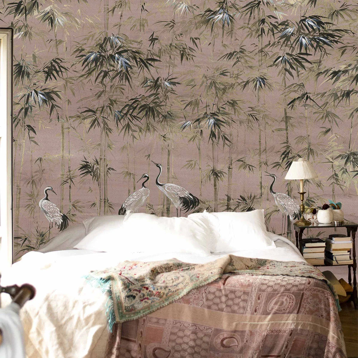 Garzas Mural Wallpaper - Coordonne