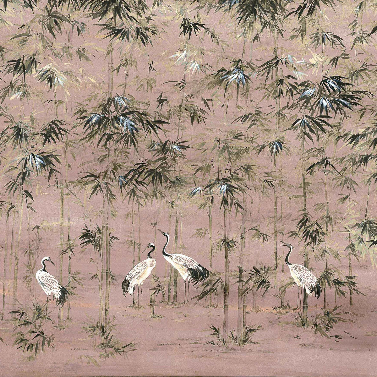 Garzas Mural Wallpaper - Coordonne