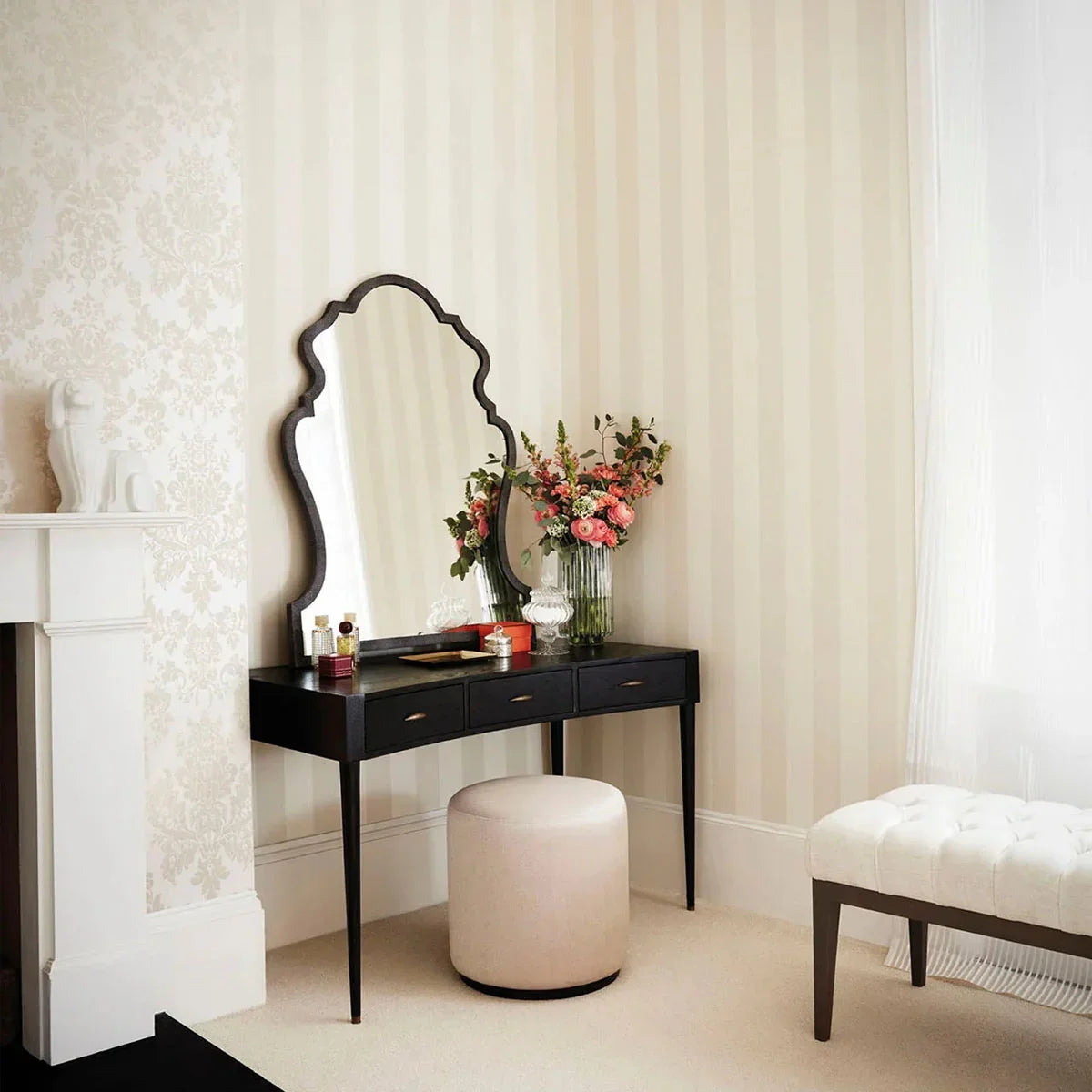 Glastonbury Stripe Wallpaper - Cole & Son