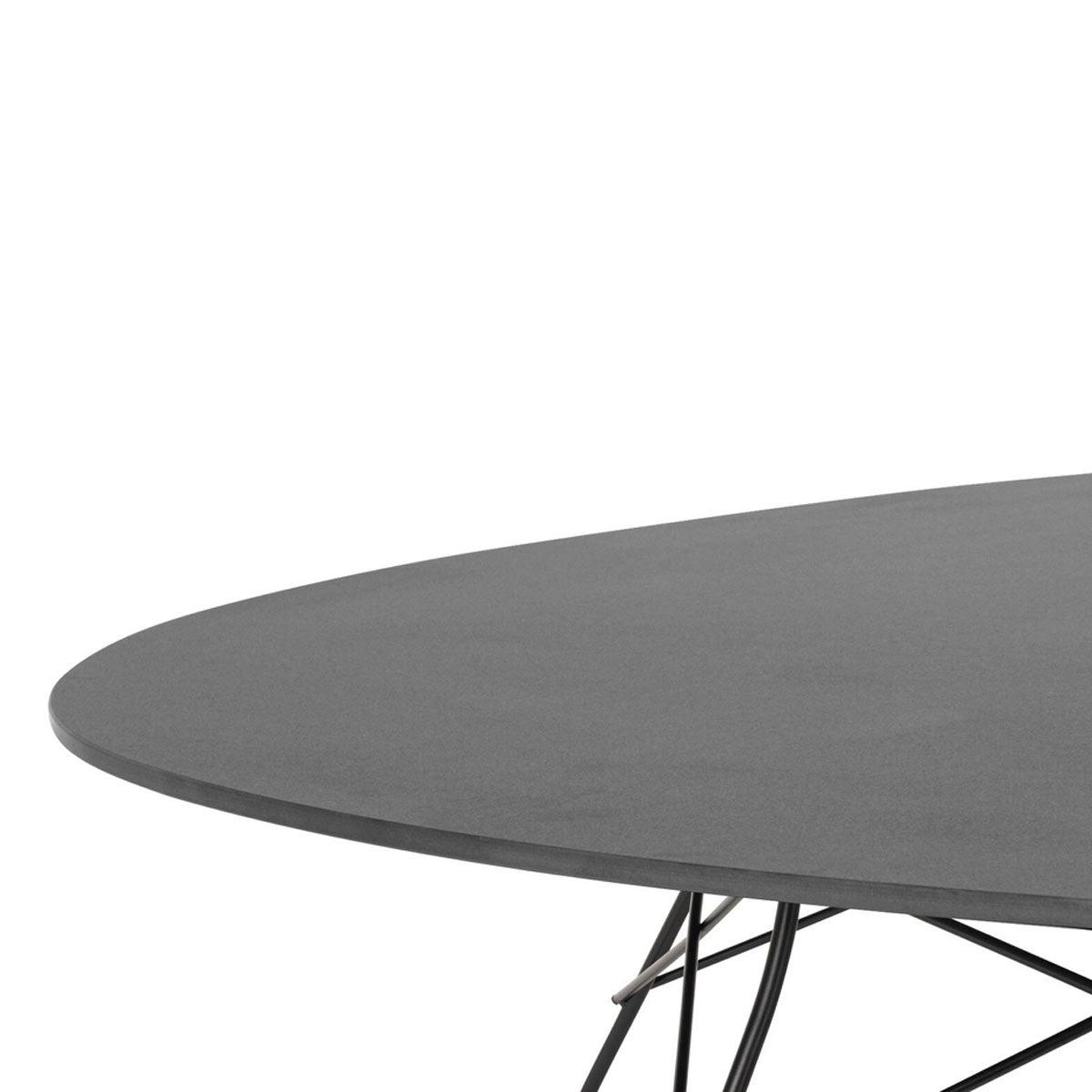 Glossy Outdoor Oval Table - Kartell