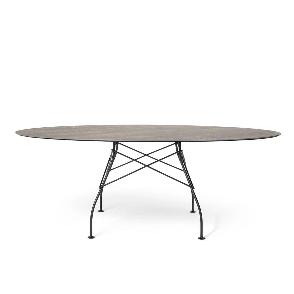 Glossy Outdoor Oval Table - Kartell