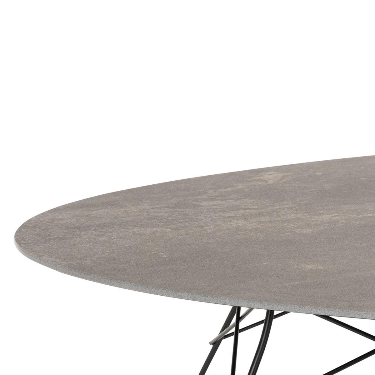 Glossy Outdoor Oval Table - Kartell