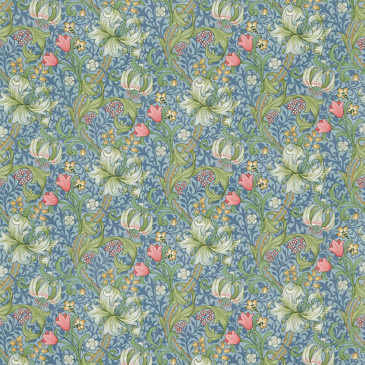 Morris &amp; Co - Golden Lily Fabric