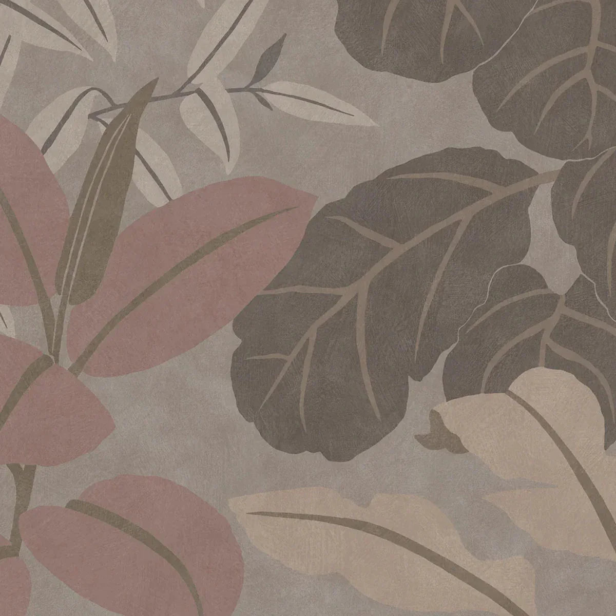 Grand Leaves Mural Wallpaper - Borastapeter