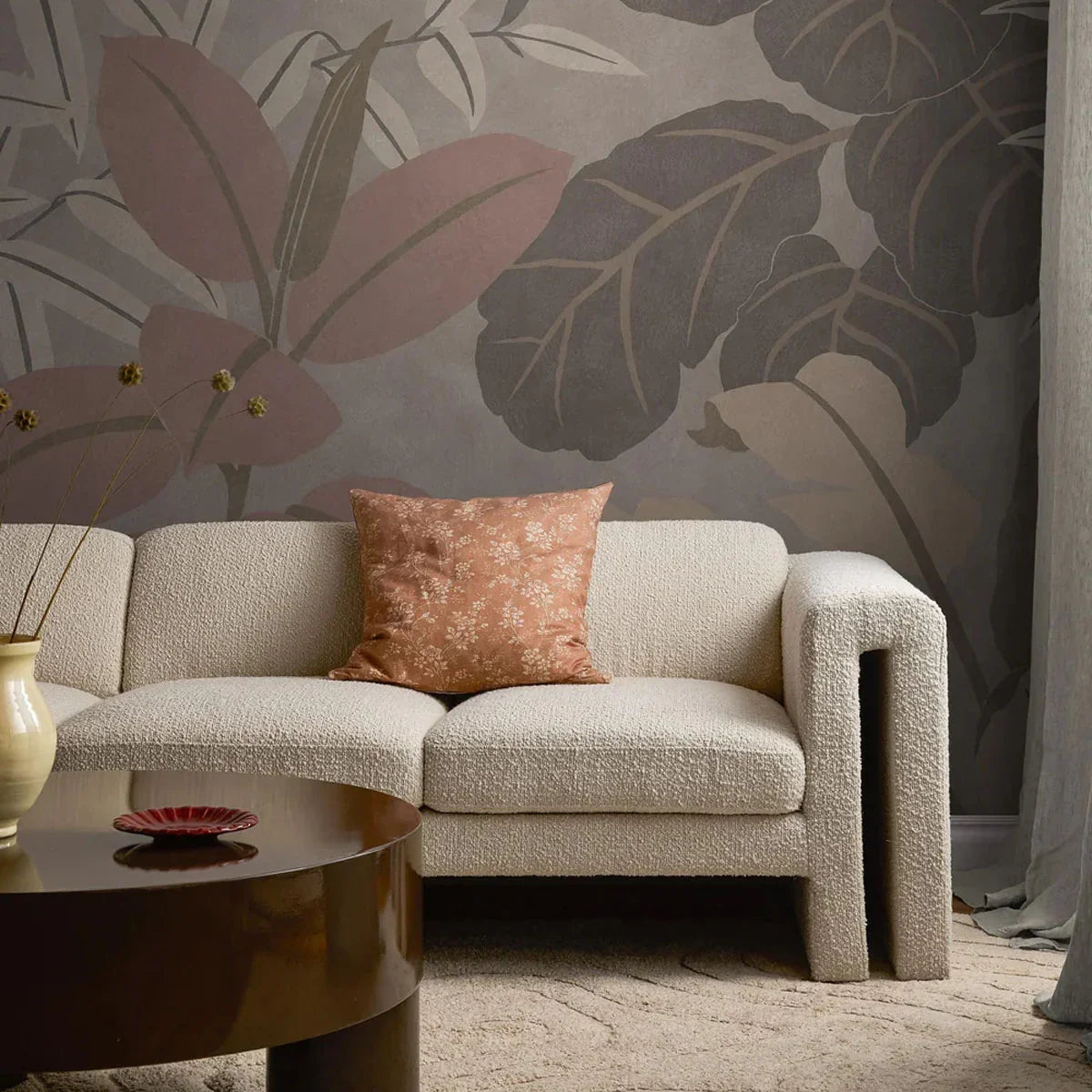 Grand Leaves Mural Wallpaper - Borastapeter