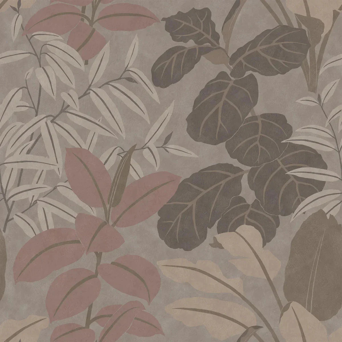 Grand Leaves Mural Wallpaper - Borastapeter