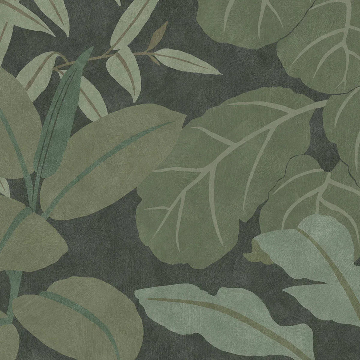 Grand Leaves Mural Wallpaper - Borastapeter