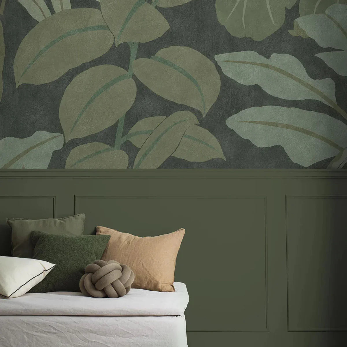 Grand Leaves Mural Wallpaper - Borastapeter