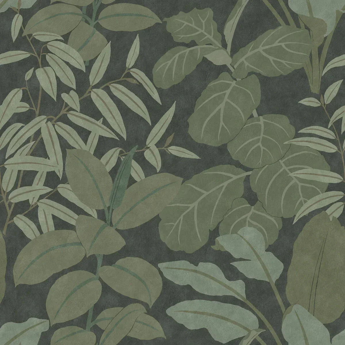 Grand Leaves Mural Wallpaper - Borastapeter