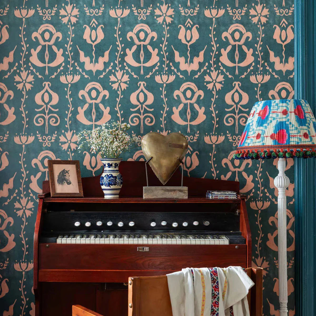 Grandma's Stencil Wallpaper - Mind The Gap