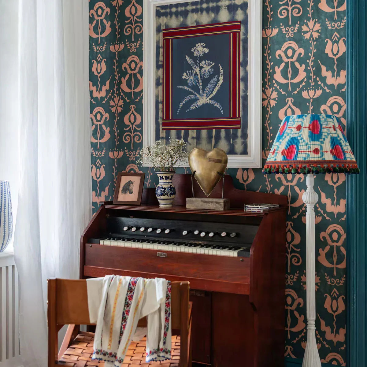 Grandma's Stencil Wallpaper - Mind The Gap