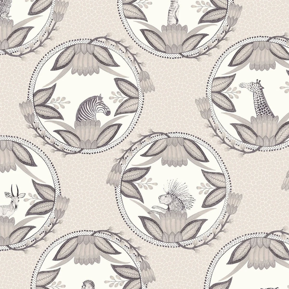 Ardmore Cameos Wallpaper - Cole & Son