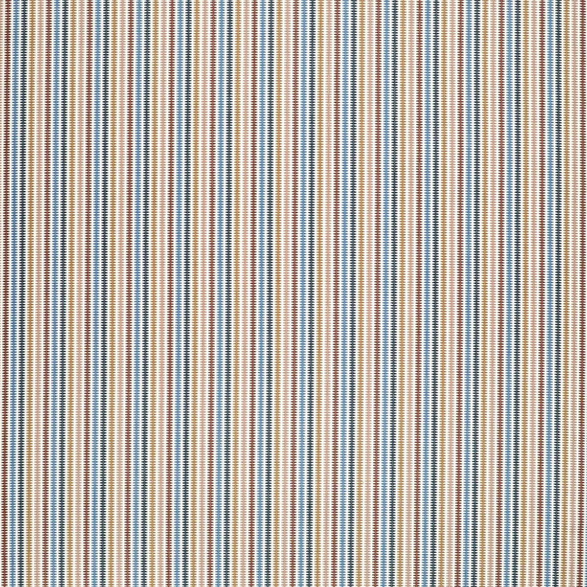 Clarke & Clarke Grove Stripe fabric – Mustard/Terracotta/Storm (1)