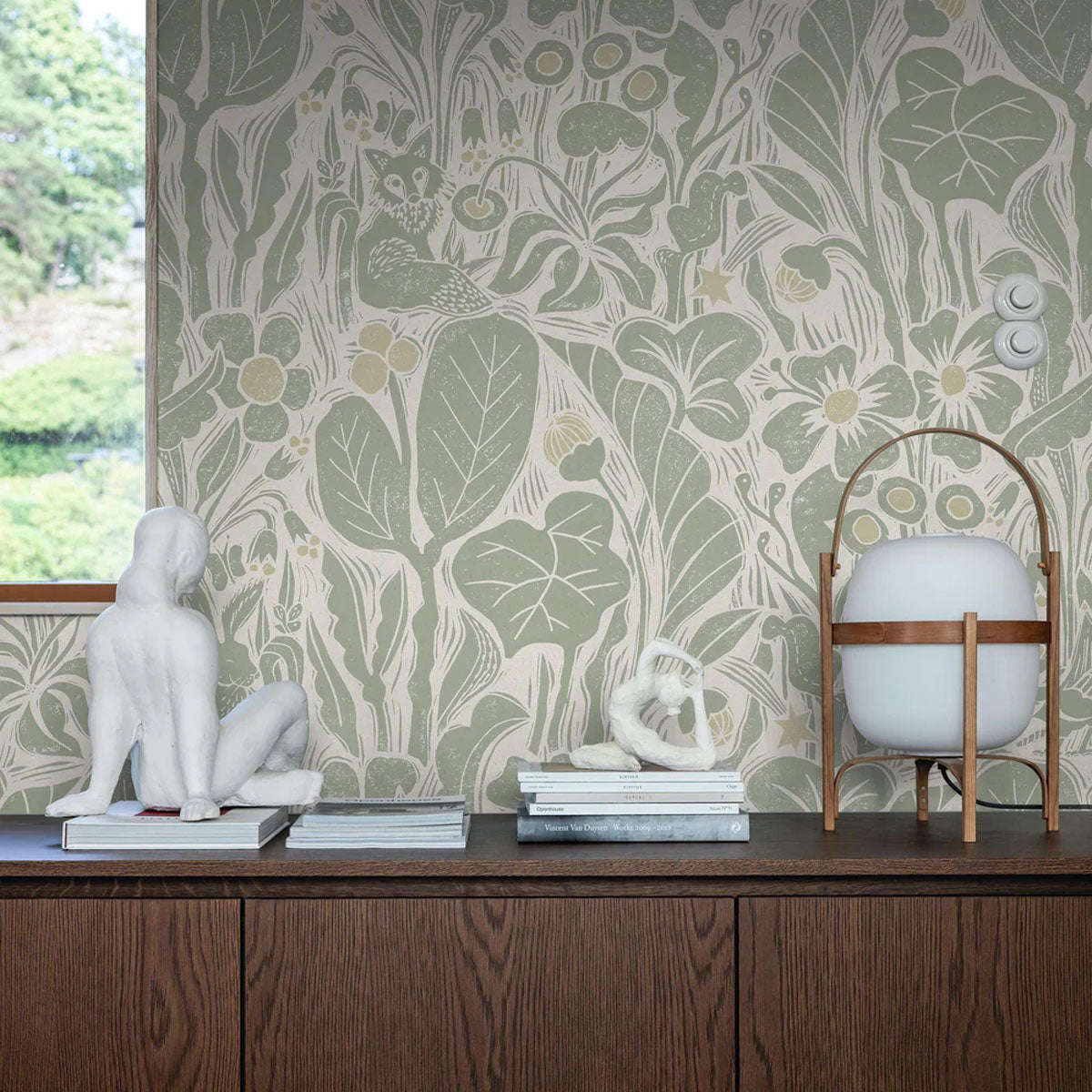 Hanna Werning Vårstället Mural Wallpaper - Borastapeter