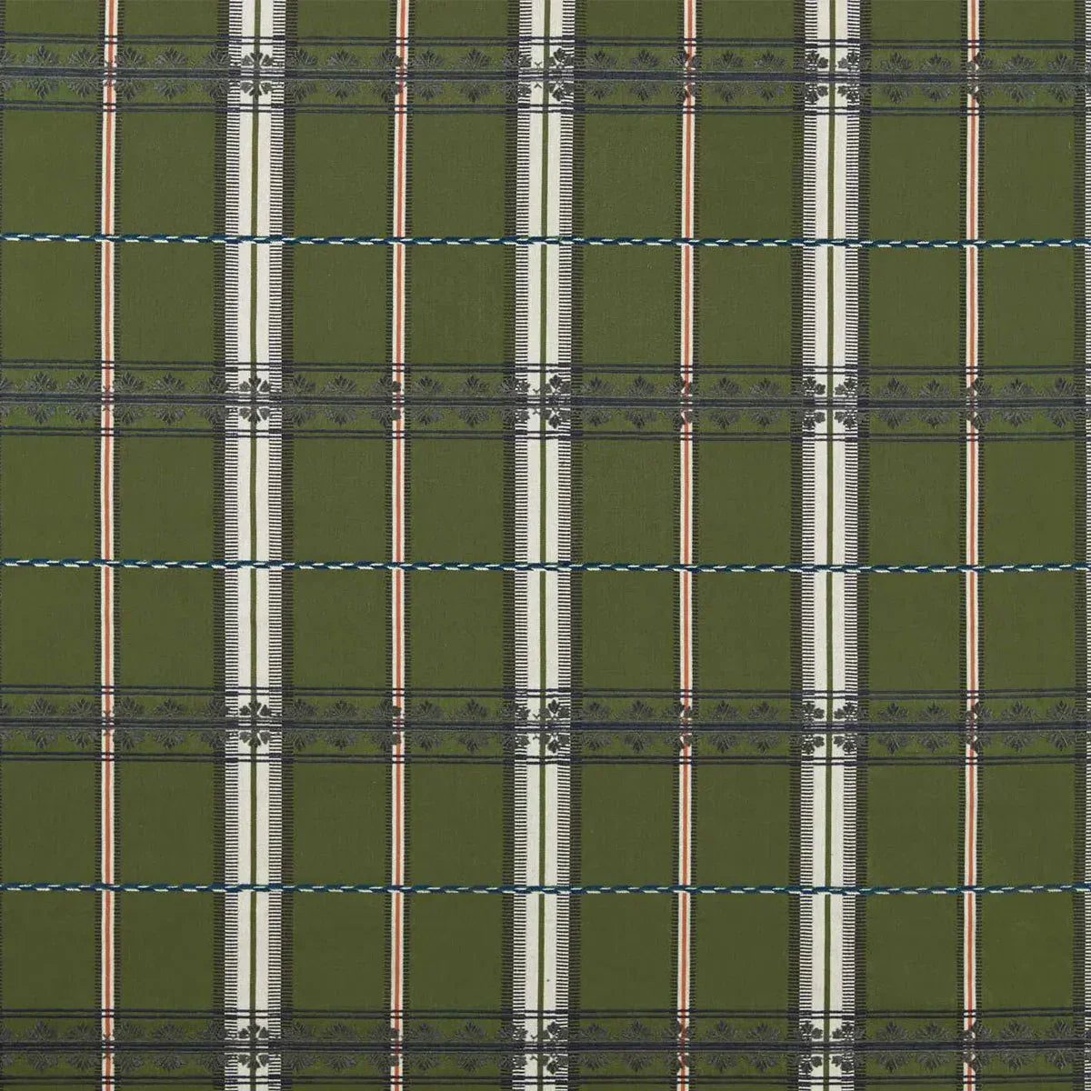 Hanover Check Fabric - Morris & Co