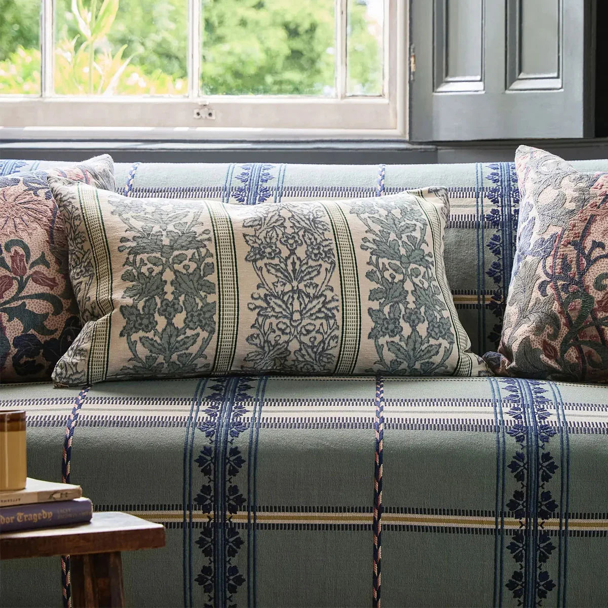 Hanover Check Fabric - Morris & Co