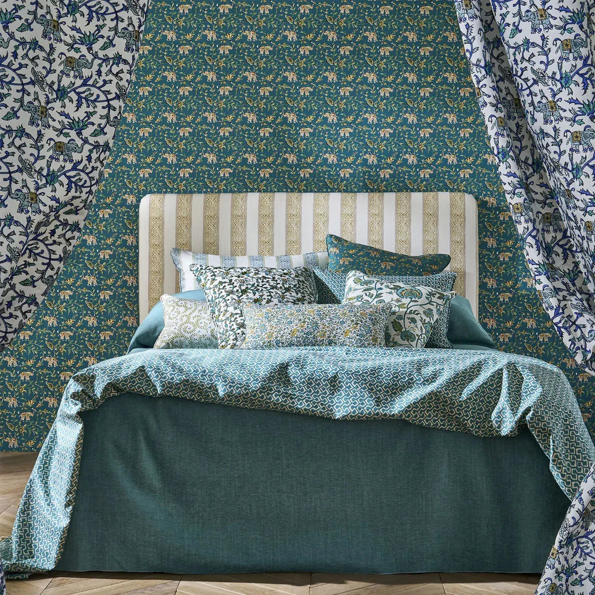 Hathi Fabric - Clarke & Clarke