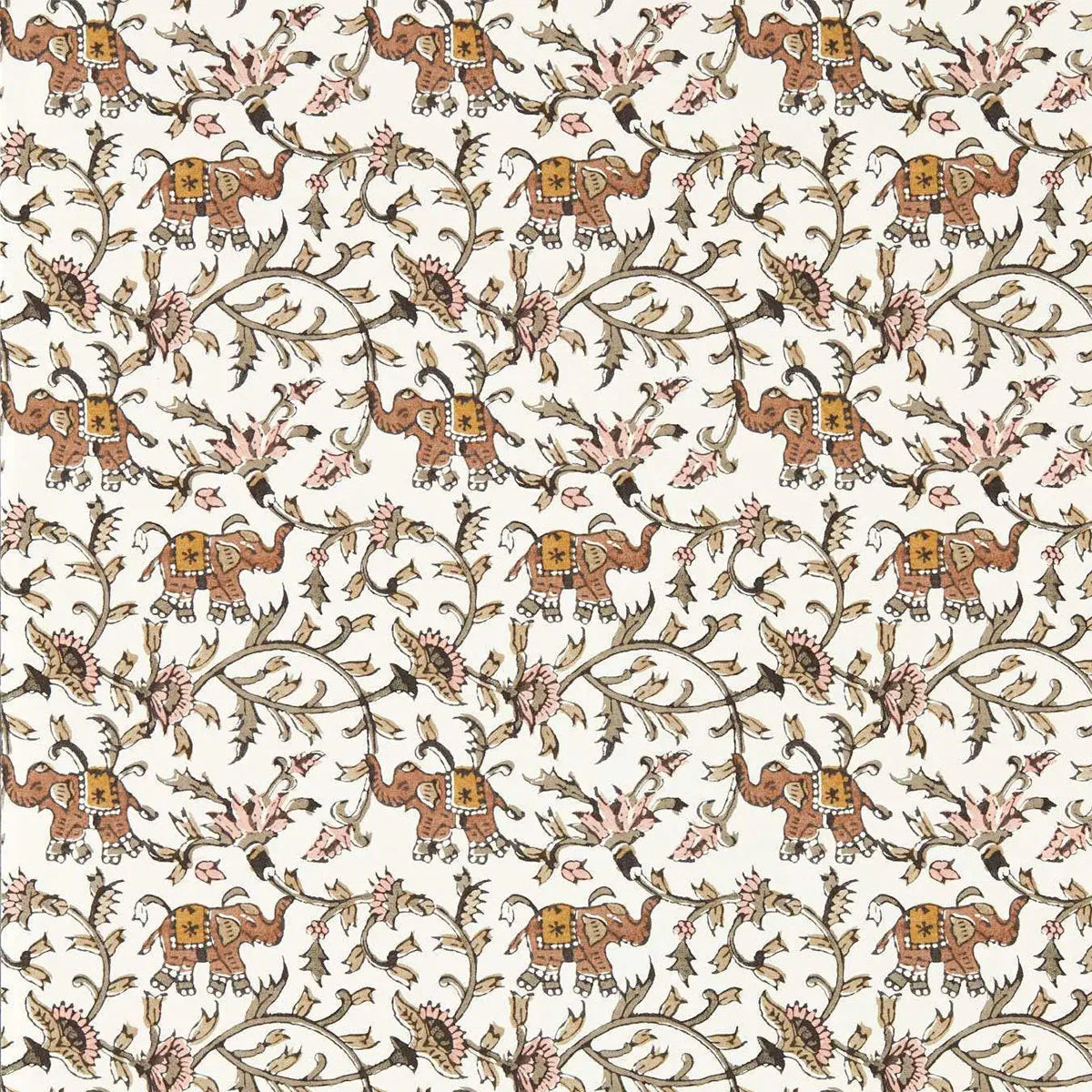 Hathi Wallpaper - Clarke & Clarke