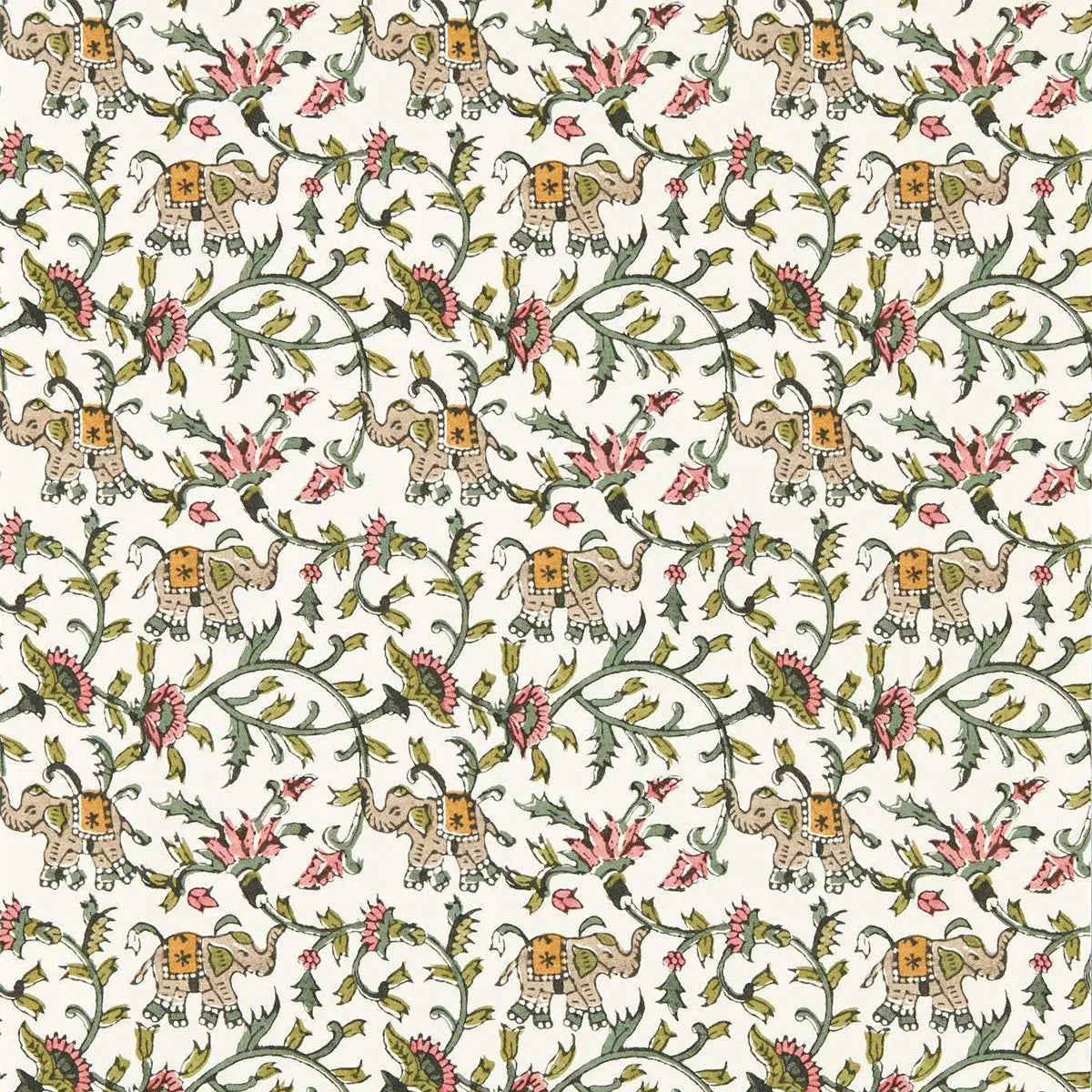 Hathi Wallpaper - Clarke & Clarke