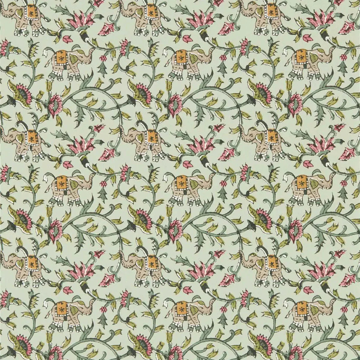 Hathi Wallpaper - Clarke & Clarke