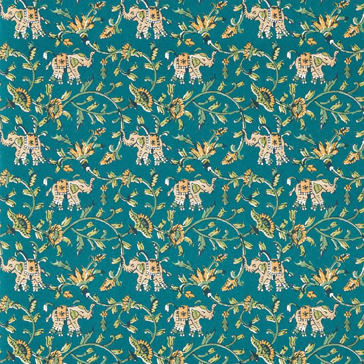 Hathi Wallpaper - Clarke & Clarke