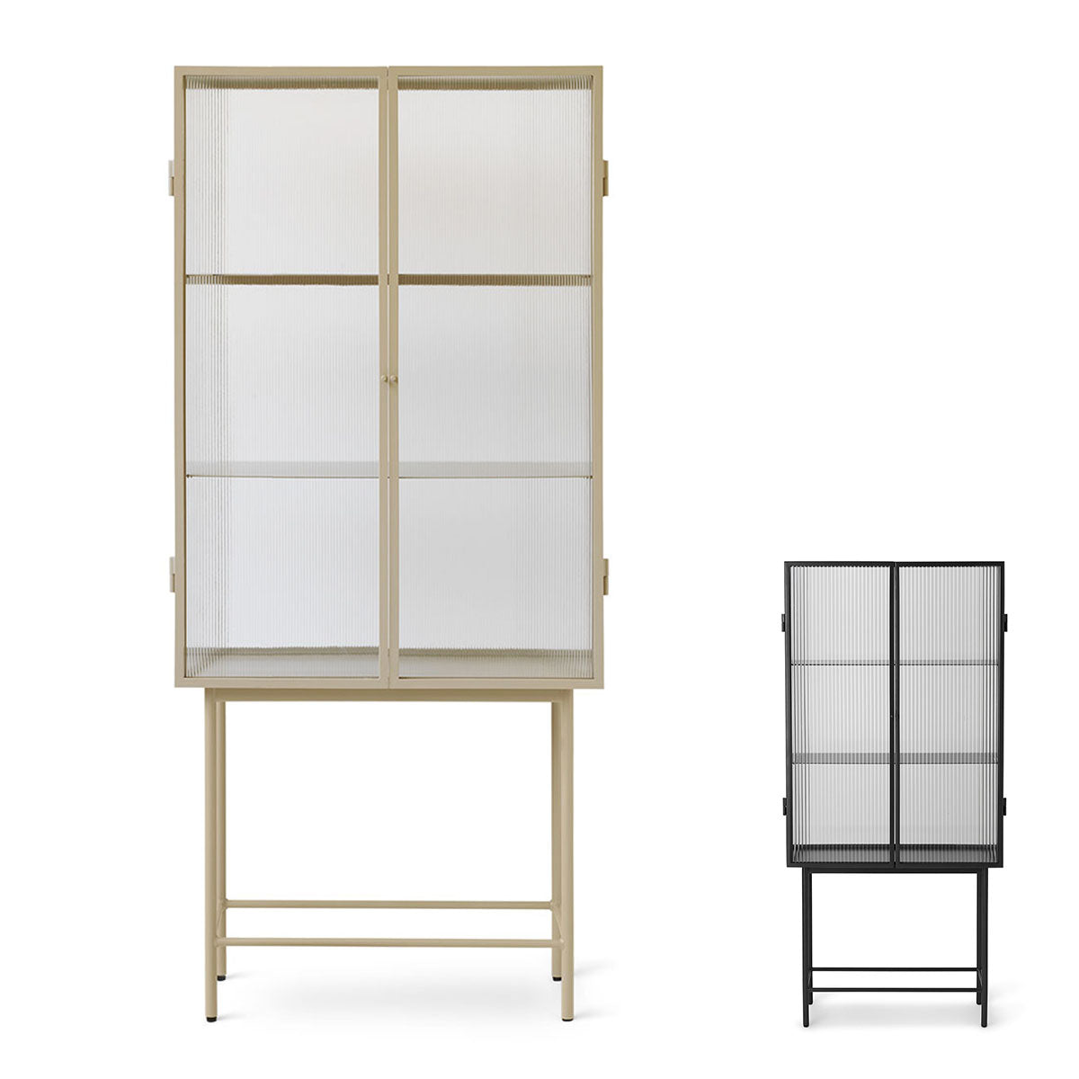 Haze Vitrine Reeded Glass - ferm LIVING