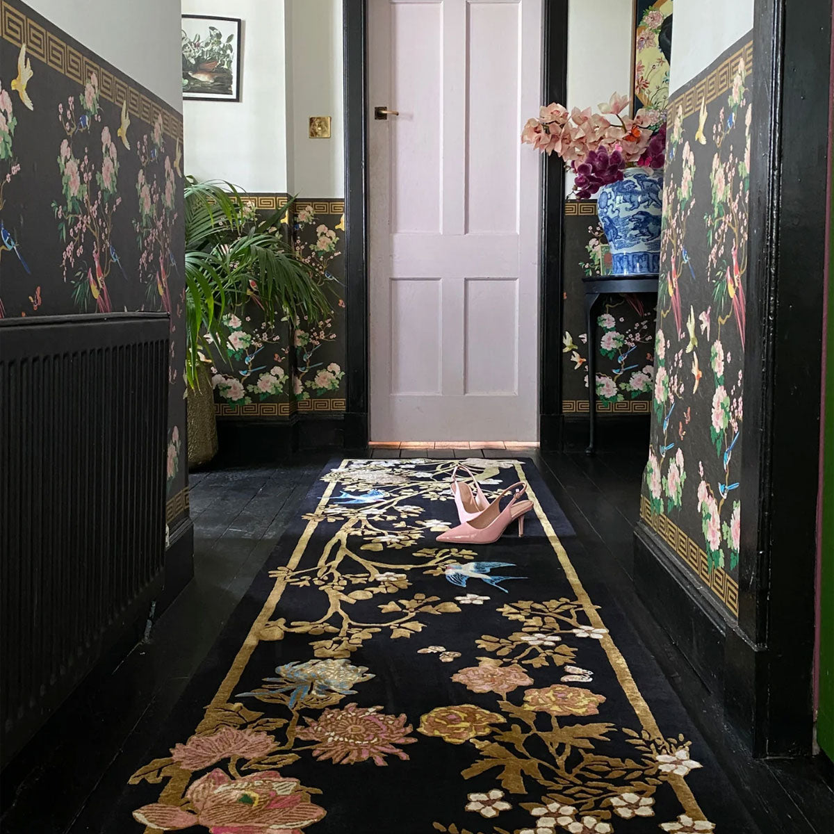 Healing Florals Hand Tufted Runner - Wendy Morrison Design