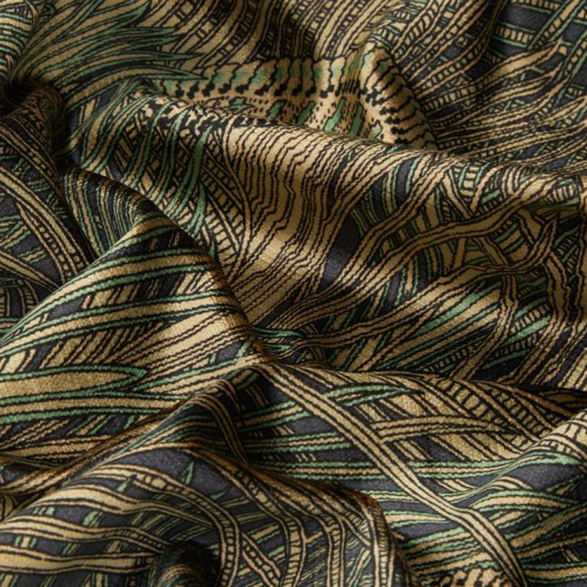 Hera Feather Velvet Fabric - Liberty