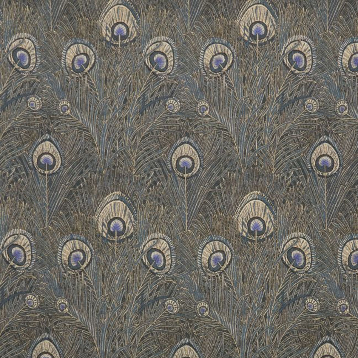 Hera Feather Velvet Fabric - Liberty