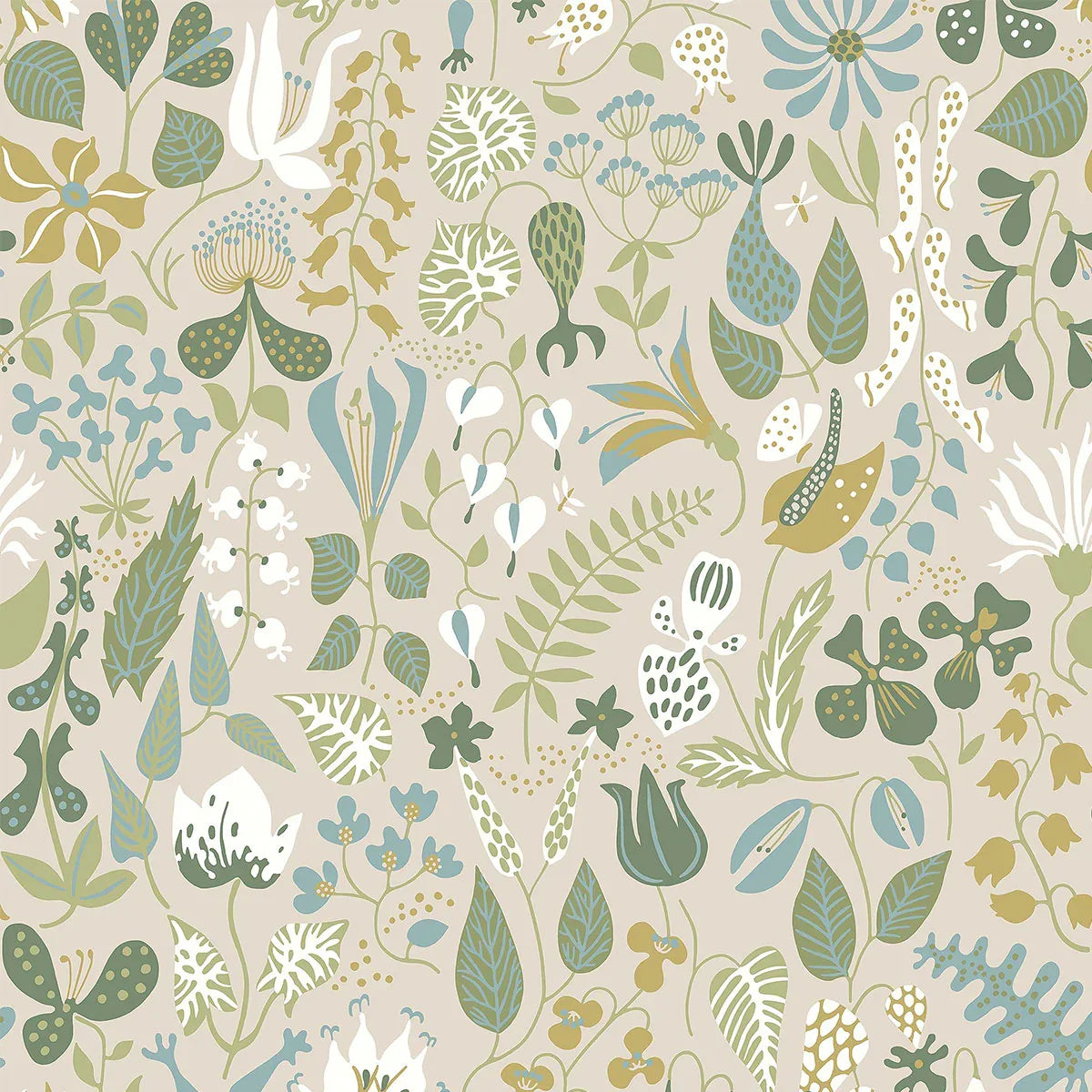 Herbarium Wallpaper - Borastapeter