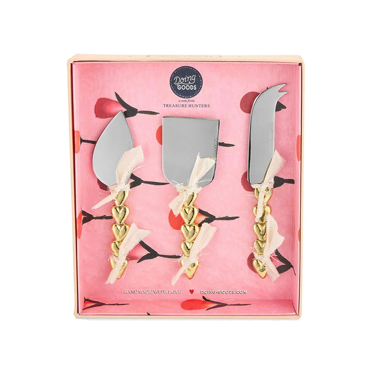 Holly Heart Cheese Set In Giftbox - Doing Goods