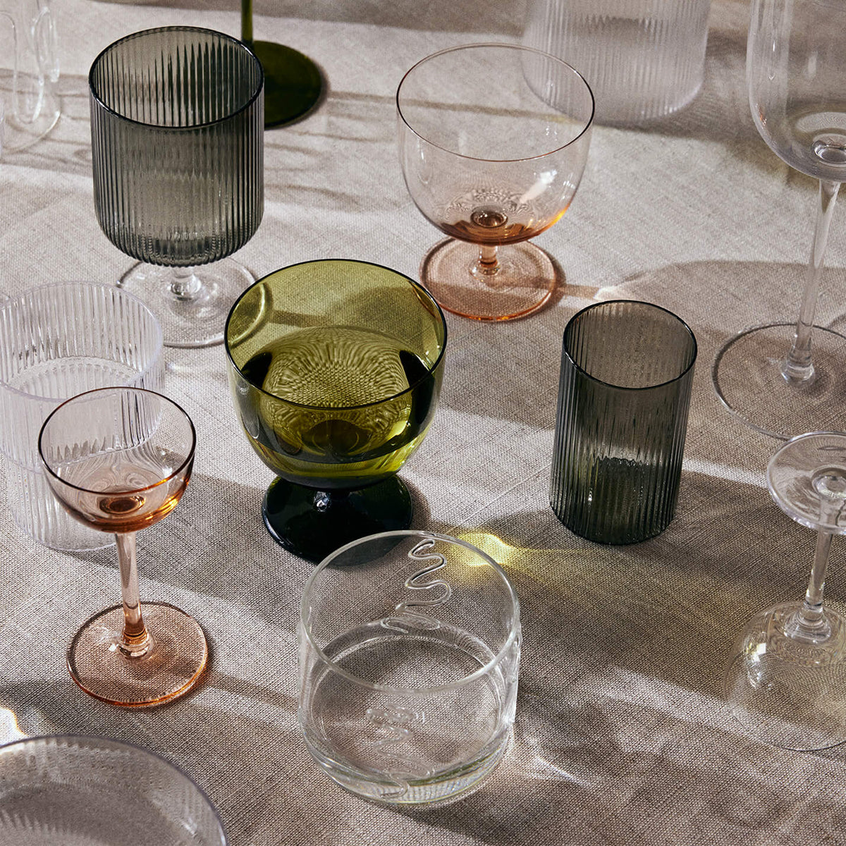 Host Liqueur Glasses Set of 4 Blush - ferm LIVING