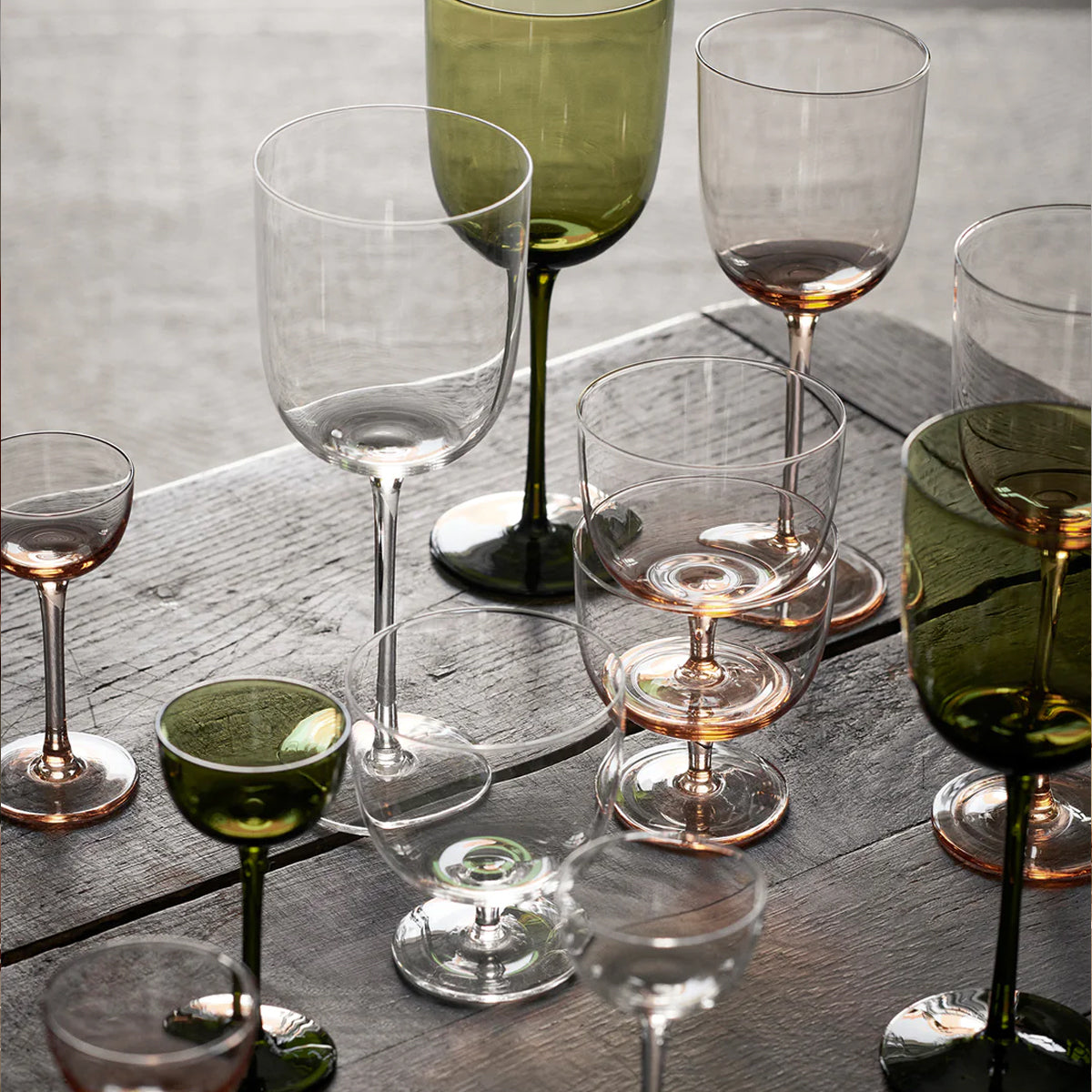 Host White Wine Glasses Set of 2 Blush - ferm LIVING