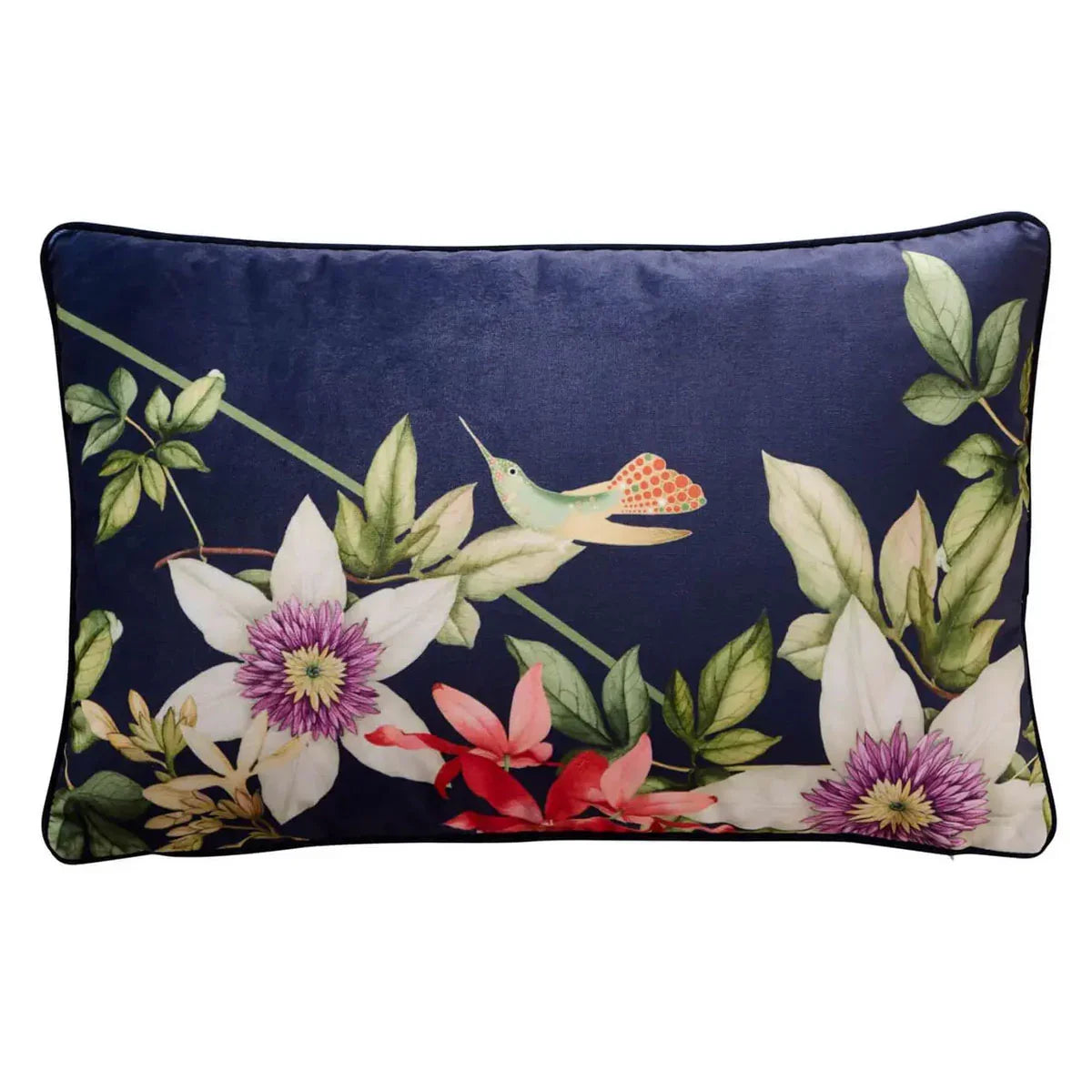 Hummingbird Midnight Cushion - Clarke & Clarke