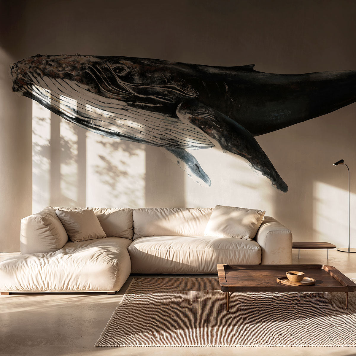 Humpback Whale Mural Wallpaper - Coordonne