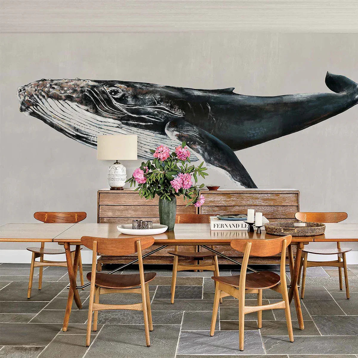 Humpback Whale Mural Wallpaper - Coordonne