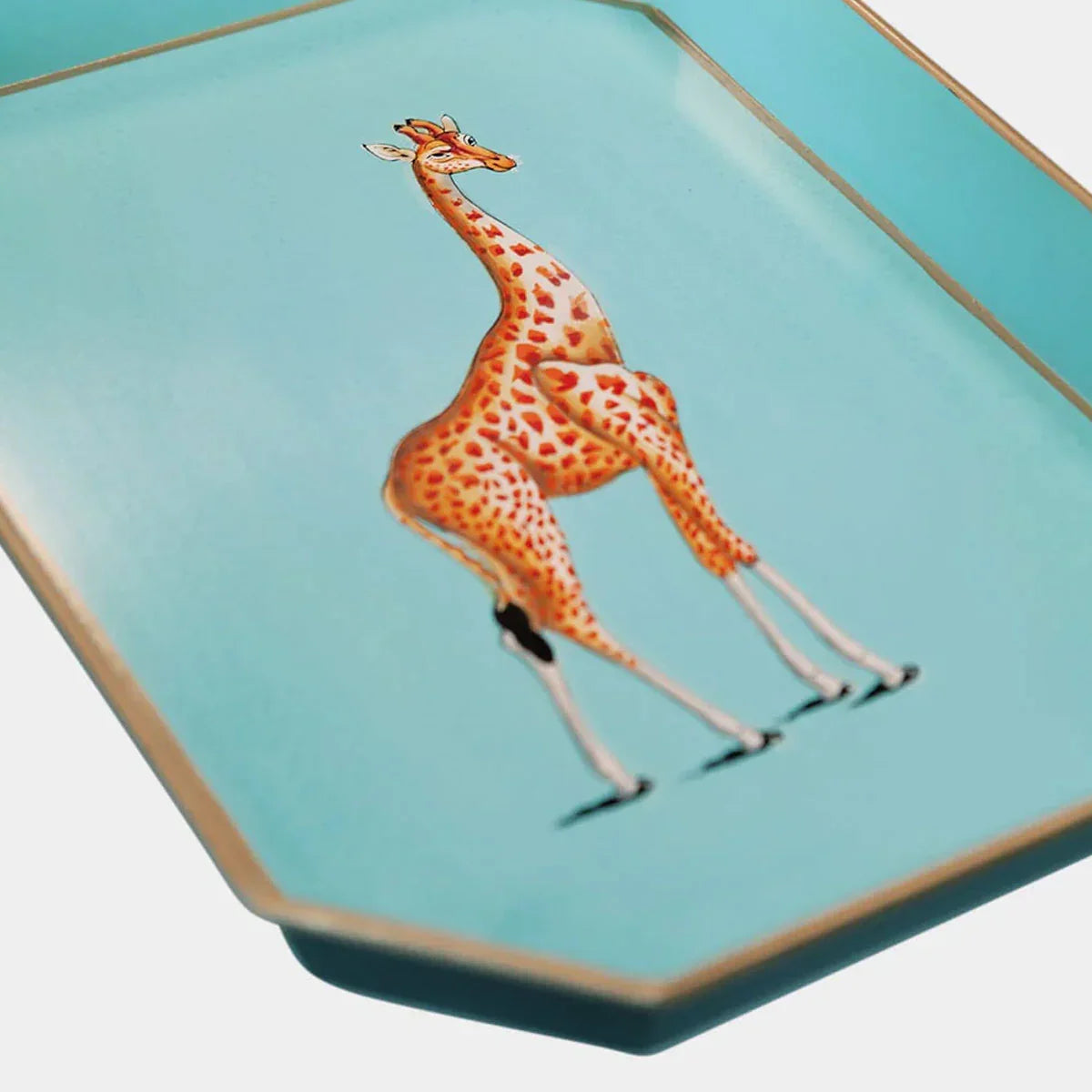 Hand Painted Iron Tray  - Les Ottomans