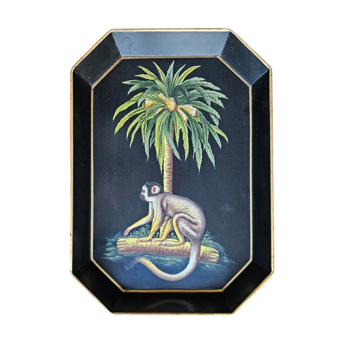 Hand Painted Iron Tray  - Les Ottomans